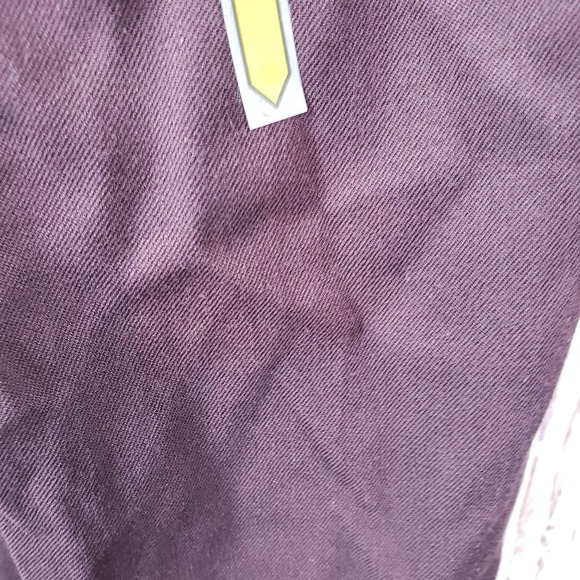 Rafaella Casual Pants Womens Size 6P Cropped Flat Stretch Purple - Picture 7 of 8